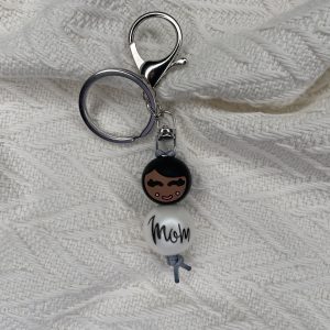 Sleutelhanger popje mom