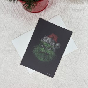 Kerstkaart Grinch