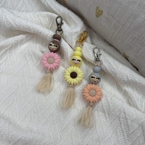 Tashanger gelukspopje met bloem