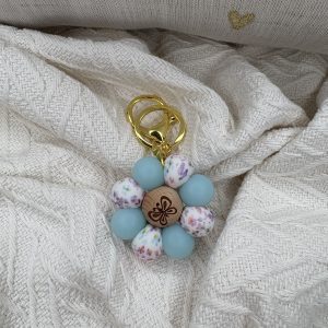 Sleutelhanger bloem GITD
